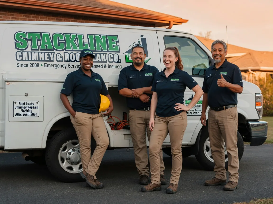 Chimney flashing repair company in Empire, CA